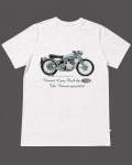 White T-Shirt Grey Flash – Made in France