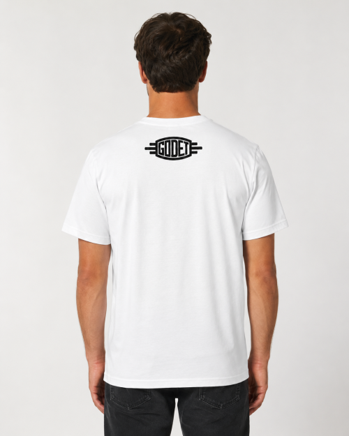 White T-Shirt Cafe Racer – Made in France