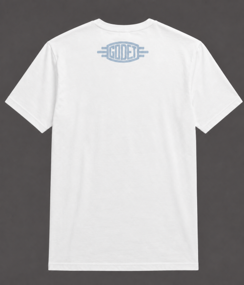 White T-Shirt Grey Flash – Made in France