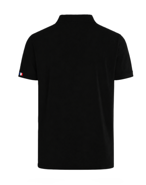 Black GODET Polo Shirt – Made in France