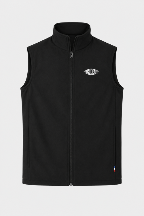 Black Softshell Vest – Made in France